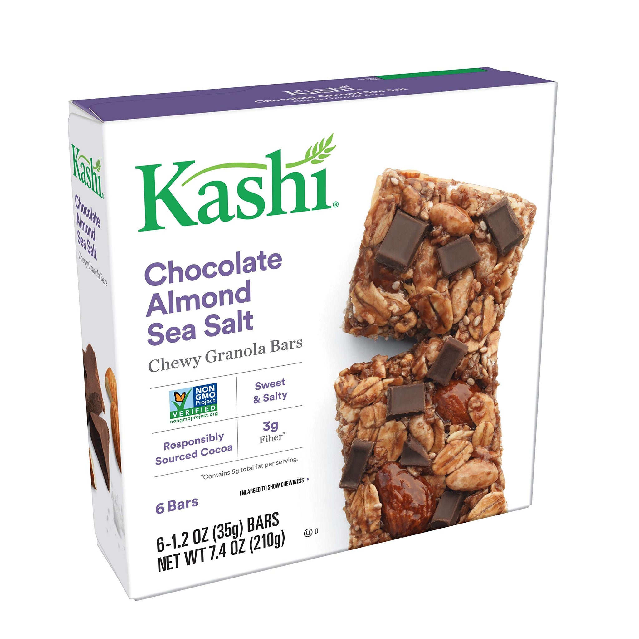 Chewy Granola Bars; Chocolate Almond Sea Salt With Chia