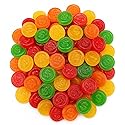 Assorted JuJu Gummy Coins - 2 lb Bulk Bag - Cherry, Orange, Lemon & Lime - Soft & Chewy Dollar?Stamped Candy - Retro JuJu Treats for Parties, Candy
