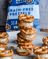 Savor by Suzie Gluten-Free Pretzels - Non-GMO, Grain Free, Vegan, Paleo, Keto & Nut-Free Pretzel Snack Packs, Low Carb, Clean Ingredients - Sea Salt