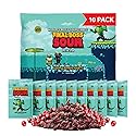 Final Boss Sour Candy | Level 2, Cranberries, 10 Pack - Made with Real Dried Fruit, No Artificial Colors, No Artificial Fruit Flavors, Low Calorie