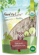 Food to Live Organic Whole Grain Buckwheat Flour, 8 Ounces - Non-GMO, Kosher, Unbleached, Unbromated, Unenriched, Stone Ground, Powder, Meal