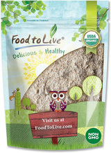 Food to Live Organic Whole Grain Buckwheat Flour, 8 Ounces - Non-GMO, Kosher, Unbleached, Unbromated, Unenriched, Stone Ground, Powder, Meal