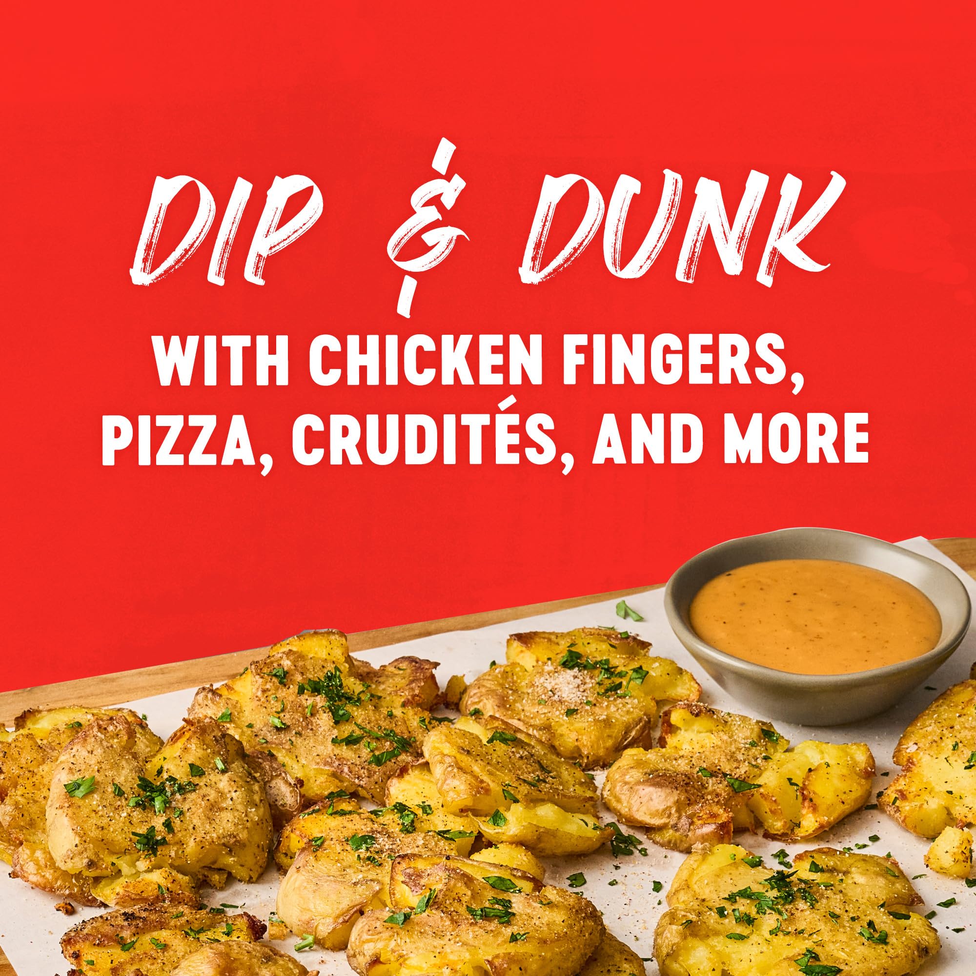 Frank's RedHot Dipping Sauce, Secret Chicken, Creamy, Tangy, Smoky Flavor, No Mess, For Chicken Tenders, French Fries, Sandwich Spread, and More, 12