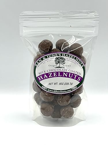 Milk Chocolate Coated Hazelnuts - 8 Oz Bag