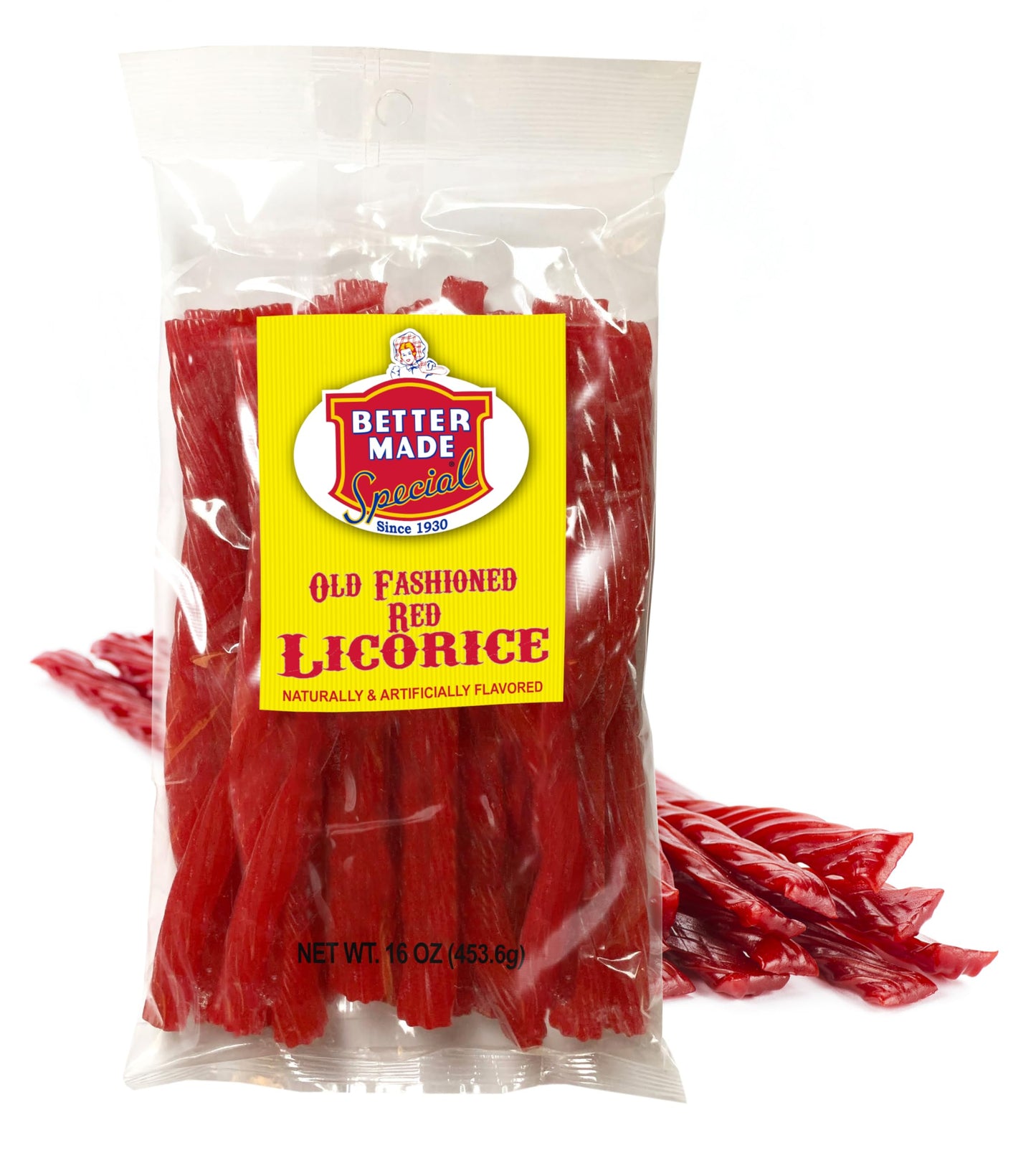 Better Made Old Fashion Licorice - Four (4) x 16oz Bags - (Pack of 4)