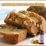 Happy Home Flavoring Imitation Butter & Nut Baking Flavor Emulsion - Certified Kosher, 4 oz.