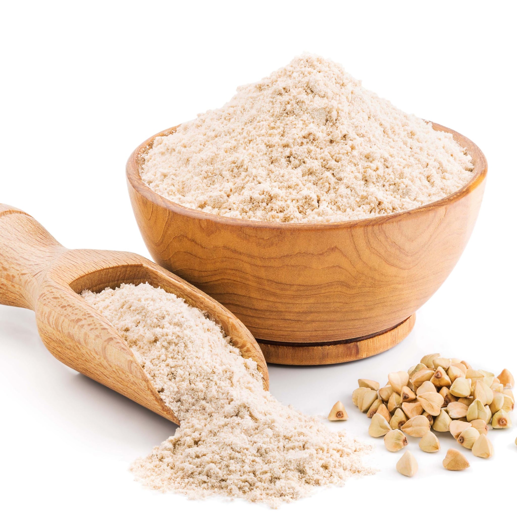 Yupik Organic Ground Buckwheat Flour 2.2 lb (35.2 oz), USDA Certified, Gluten-Free, Raw, Vegan, Kosher, Non-GMO, Finely Ground, Ideal for Baking