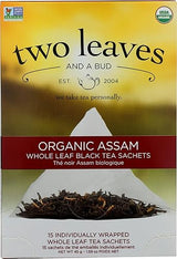Two Leaves & A Bud, Tea Assam Organic, 15 Count