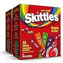 Skittles Zero Sugar Low Calorie Singles To Go Bulk Variety Pack Drink Mix - 2 Boxes of 40 Sticks Each - 80 Total Sticks - 4 Fruity Flavors