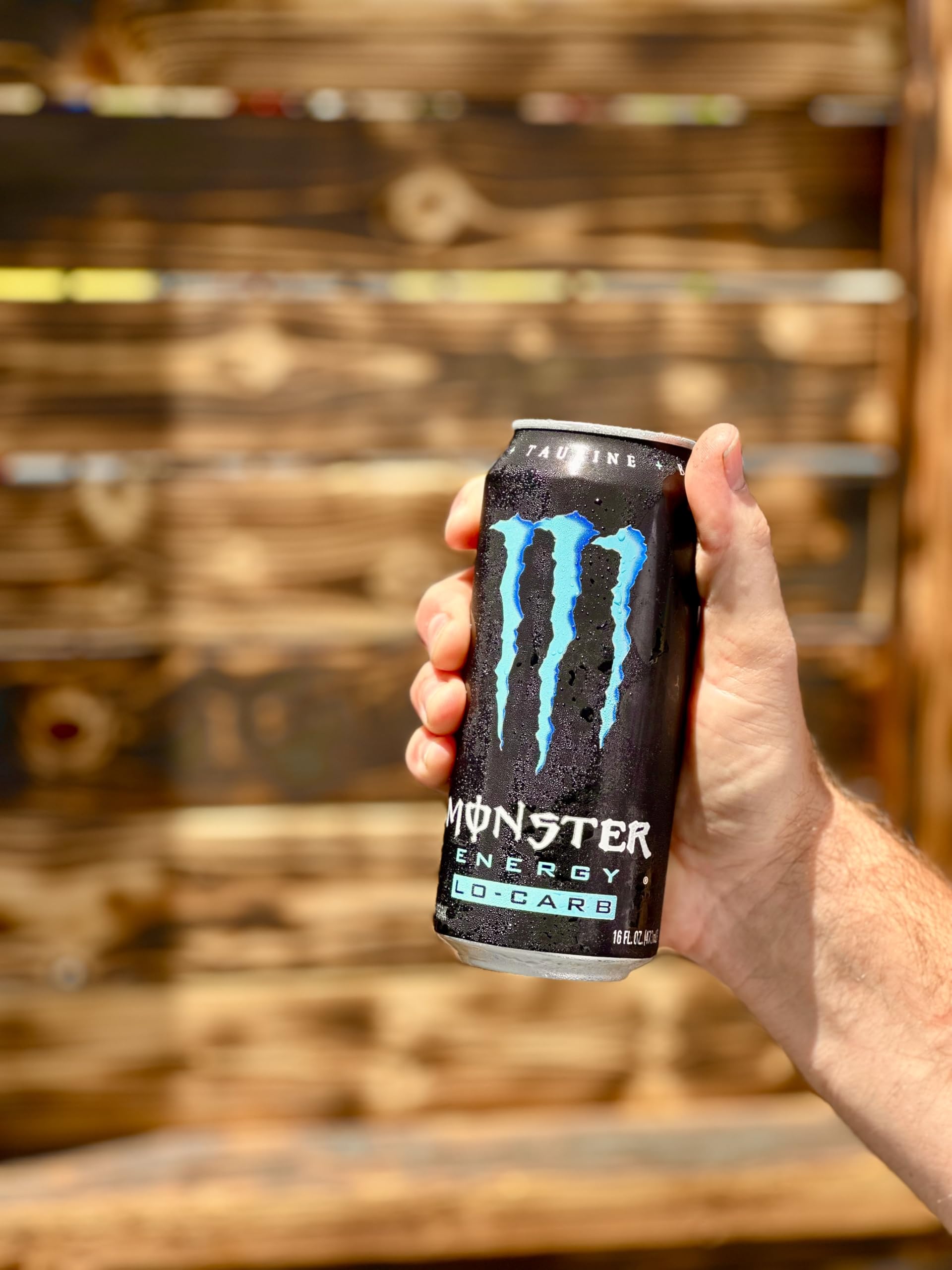 Monster Energy, Lo-Carb Monster, Low Carb Energy Drink, 16 Ounce
