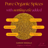 Organic Garam Masala Seasoning Quick & Easy Spice Blend for Indian Cooking, 16 Oz, The Spice Hut