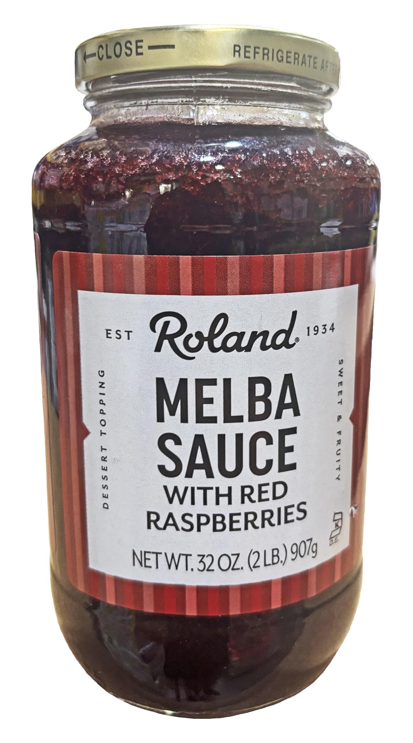 Roland Melba Sauce with Black and Red Raspberries, 32 Ounce