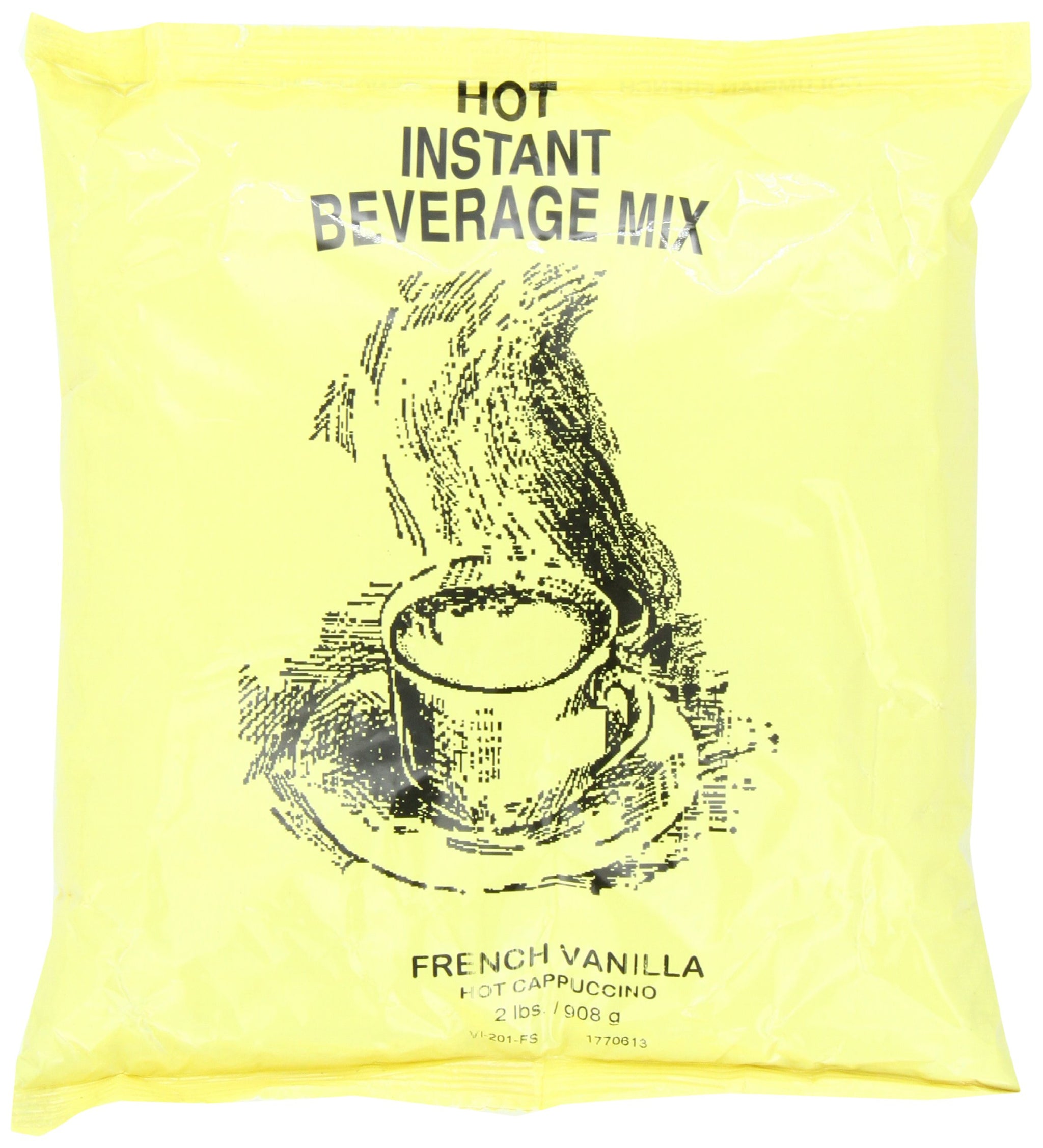 Victorian Inn Instant Cappuccino, French Vanilla, 2 Pound (Pack of 6)