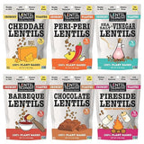 Lentil Telepathy Healthy Variety Snack Pack - Plant-Based, Gluten-Free, Non-GMO, Vegan-Friendly, High Protein, Kosher Crunchy Snack for Healthy