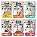 Lentil Telepathy Healthy Variety Snack Pack - Plant-Based, Gluten-Free, Non-GMO, Vegan-Friendly, High Protein, Kosher Crunchy Snack for Healthy