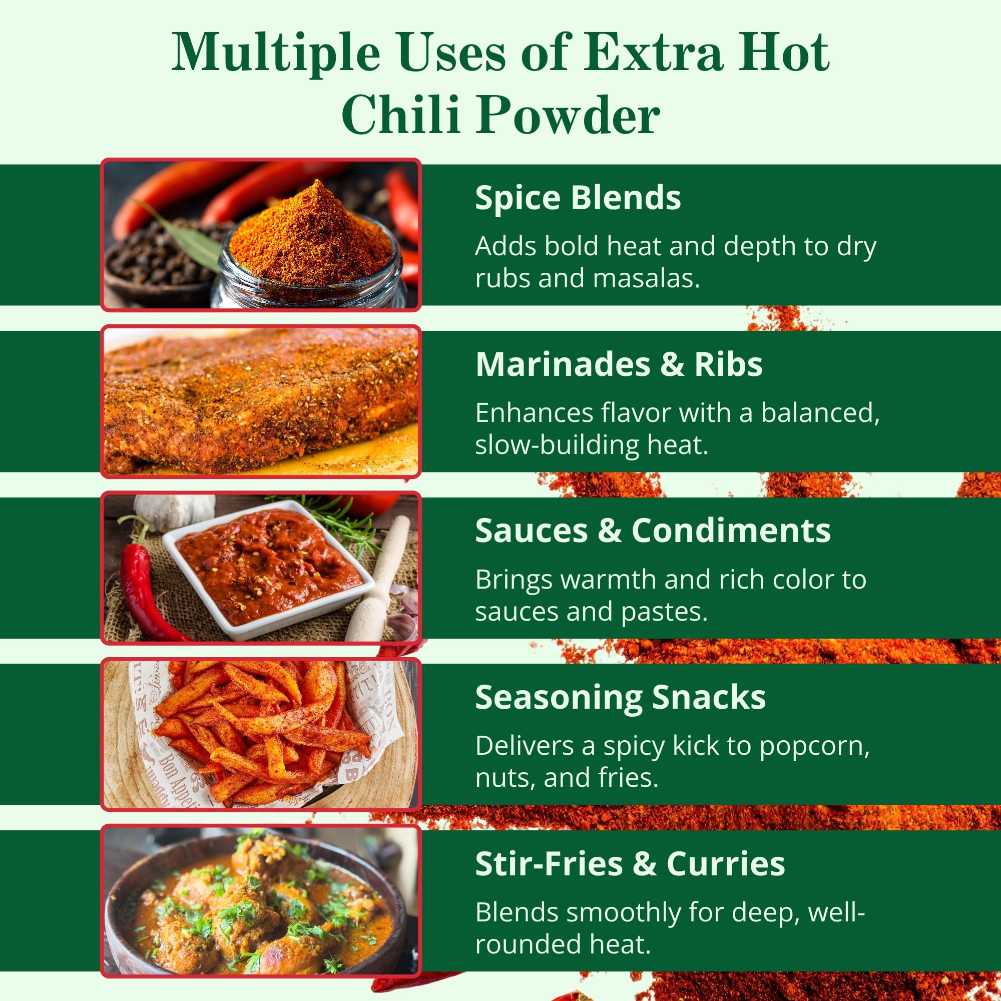 LAXMI Xtra Hot Kashmiri Chili Powder - Authentic Indian Red Chili Seasoning - NON-GMO & Natural - 14 oz Cooking Spice