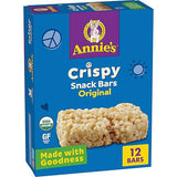 Annie's Organic Original Crispy Snack Bars, Gluten Free, Value Pack, 12 Bars, 9.36 oz