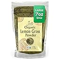 Jiva Organics Lemongrass Powder 200g (7 Oz) for Cooking - Non-GMO Herb