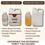 Luxury Laundry Detergent Liquid Soap Sampler 3 Pack by Purely Elegant, 4oz Travel Size Variety Set, Lavender & Chamomile, Amber & Moss, My Happy