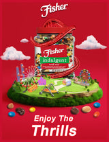 Fisher Snack Indulgent Bulk Trail Mix, 38 oz (Pack of 1), Peanuts, Milk Chocolate Candies, Raisins, Milk Chocolate and Peanut Butter Chips, Snacks