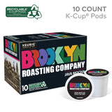 Brooklyn Roasting Company Java Mocha, Single Serve Keurig K-Cup Pods, Medium Roast Coffee, 10-Count Box