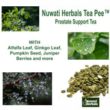 Tea Pee - Prostate Support Tea - Herbal Remedies from Nuwati Herbals - For Healthy Bladder Functions, Loose Blend, 4 Ounces