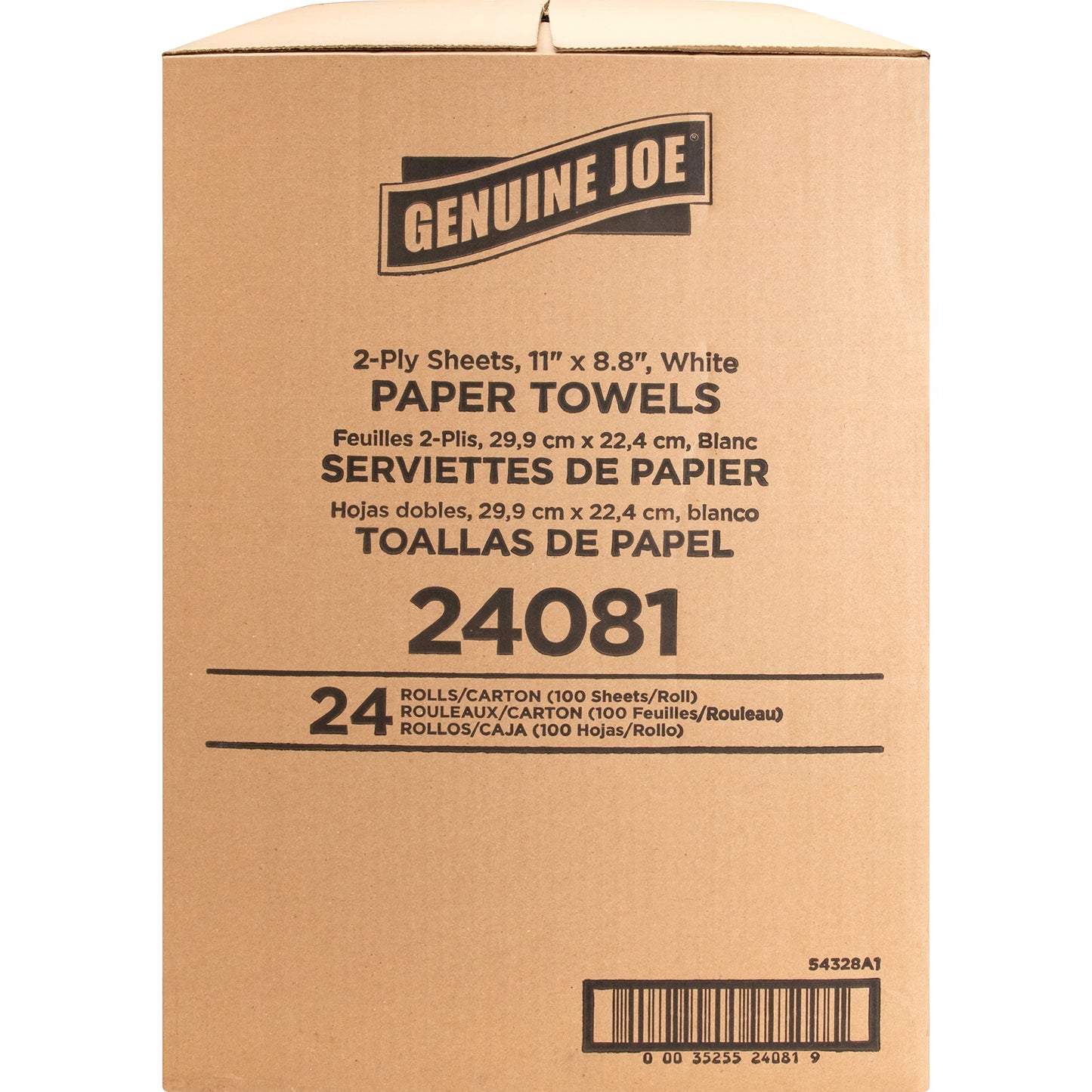Genuine Joe Household Paper Towels, 200 Count (Pack of 24)