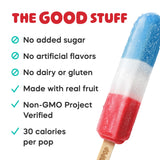 GoodPop - Organic Cherry N' Lemonade Assorted Freezer Pops - 100% Fruit Juice, No Artifical Dyes or Flavors, No Added Sugar, 8 Count