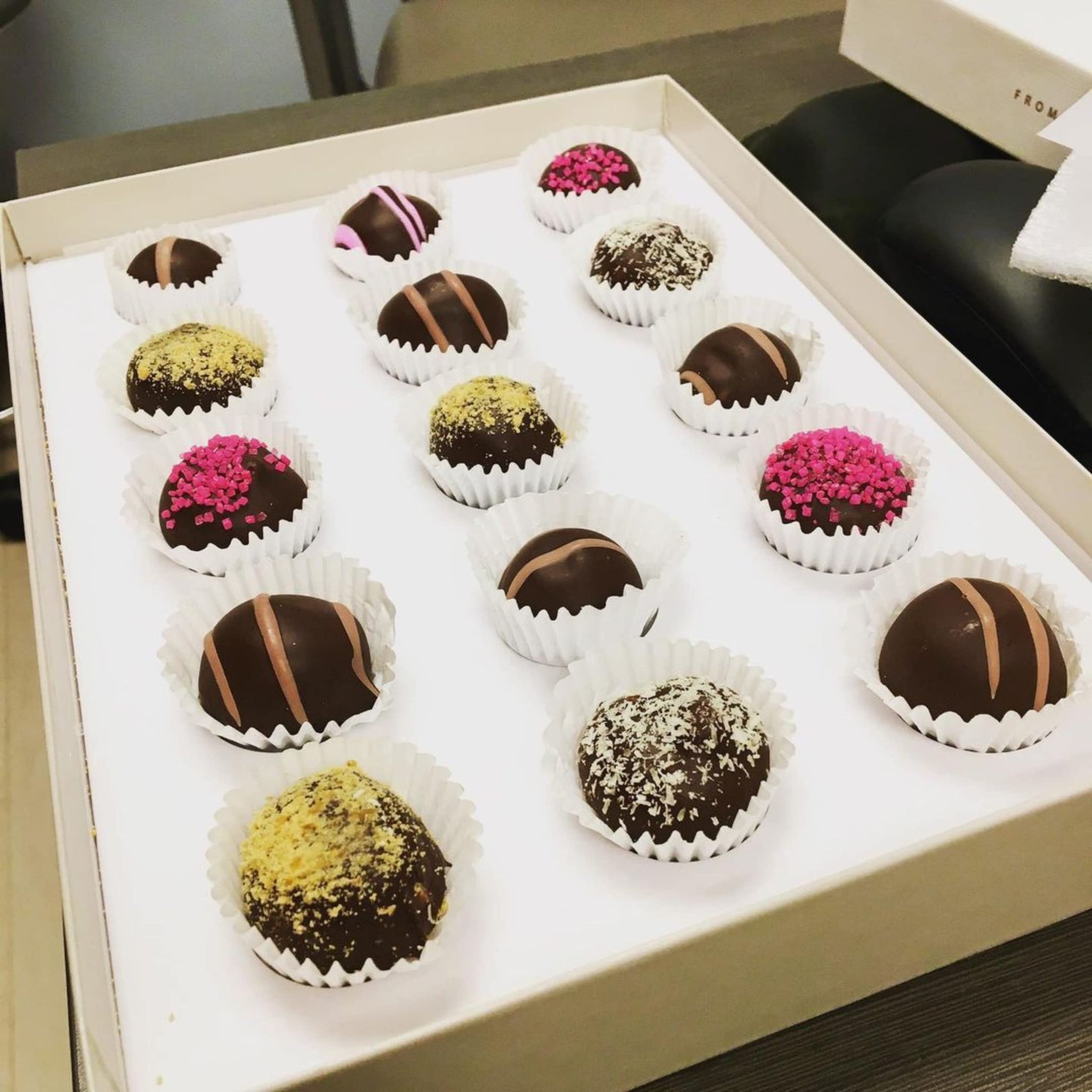 Luxury Chocolate Deluxe Assortment Gift Box - Kosher, Dairy Free and Chocolate Candy, Coffee Cream, Premium Coconut, Berry Filled, Rum, & Hazelnut