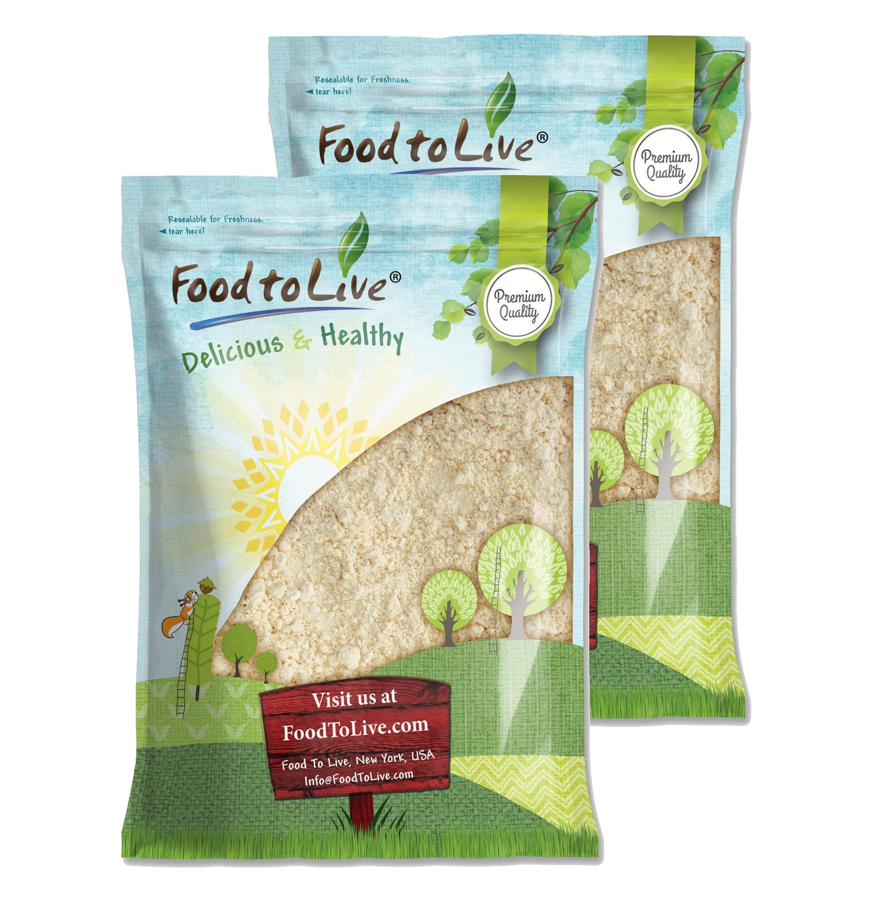 Food to Live Onion Powder, 14 Pounds - Finely Ground Dried Onions, Vegan, Rich Onion Flavor, High in Vitamin C, Dietary Fiber