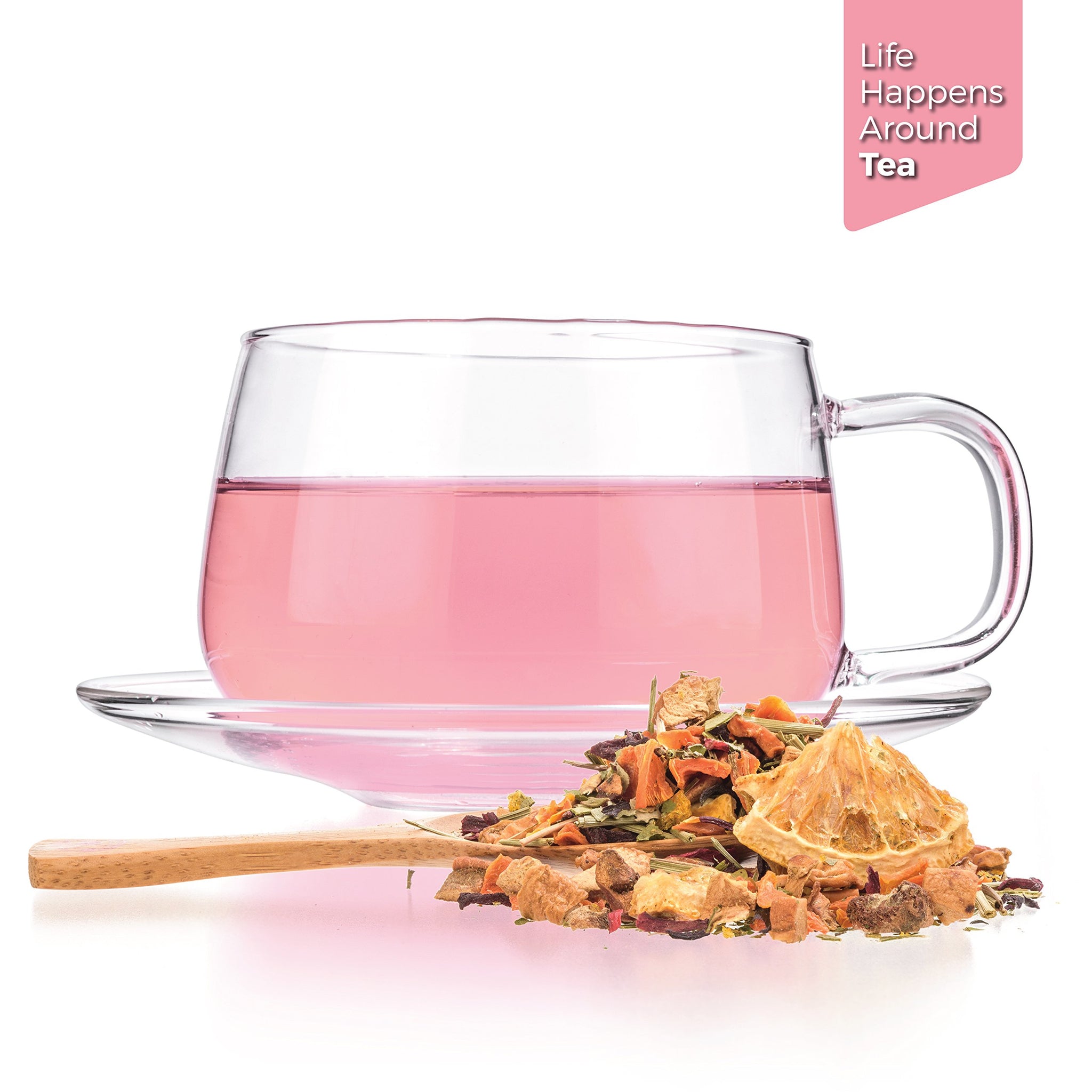 Tealyra - Orange Lemonade - Herbal Fruity Loose Leaf Tea Blend - Hibiscus - Eucalyptus - Lemongrass - Vitamins-Rich - Boost Immune System - Natural