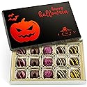 Fames Chocolates Happy Halloween Candy Gift Box - Vegan Candy Assortment of Fancy Assorted Chocolates