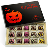 Fames Chocolates Happy Halloween Candy Gift Box - Vegan Candy Assortment of Fancy Assorted Chocolates