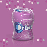 Wrigley's Orbit Bubblemint Artificial Flavored Sugar Free Gum CAR CUP - 6 X 55 Piece Bottles (330 Pieces Total)