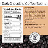 Dark Chocolate Covered Espresso Beans | 15 Ounce Bag | Coffee Candy Snack | Crunchy Roasted Coffee Beans in Rich Dark Chocolate for Snacking & Gifting