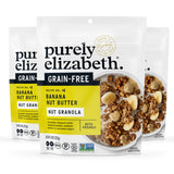 Purely Elizabeth, Banana Nut Butter, Keto Granola, Grain-Free (3 Ct, 8oz Bags)