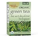 Uncle Lee's Tea Organic Decaf Green Tea, 100% Natural Premium Green Tea Bags, Fresh Flavor, Enjoy with Honey, Hot Tea or Iced Tea Beverages, 18 Tea