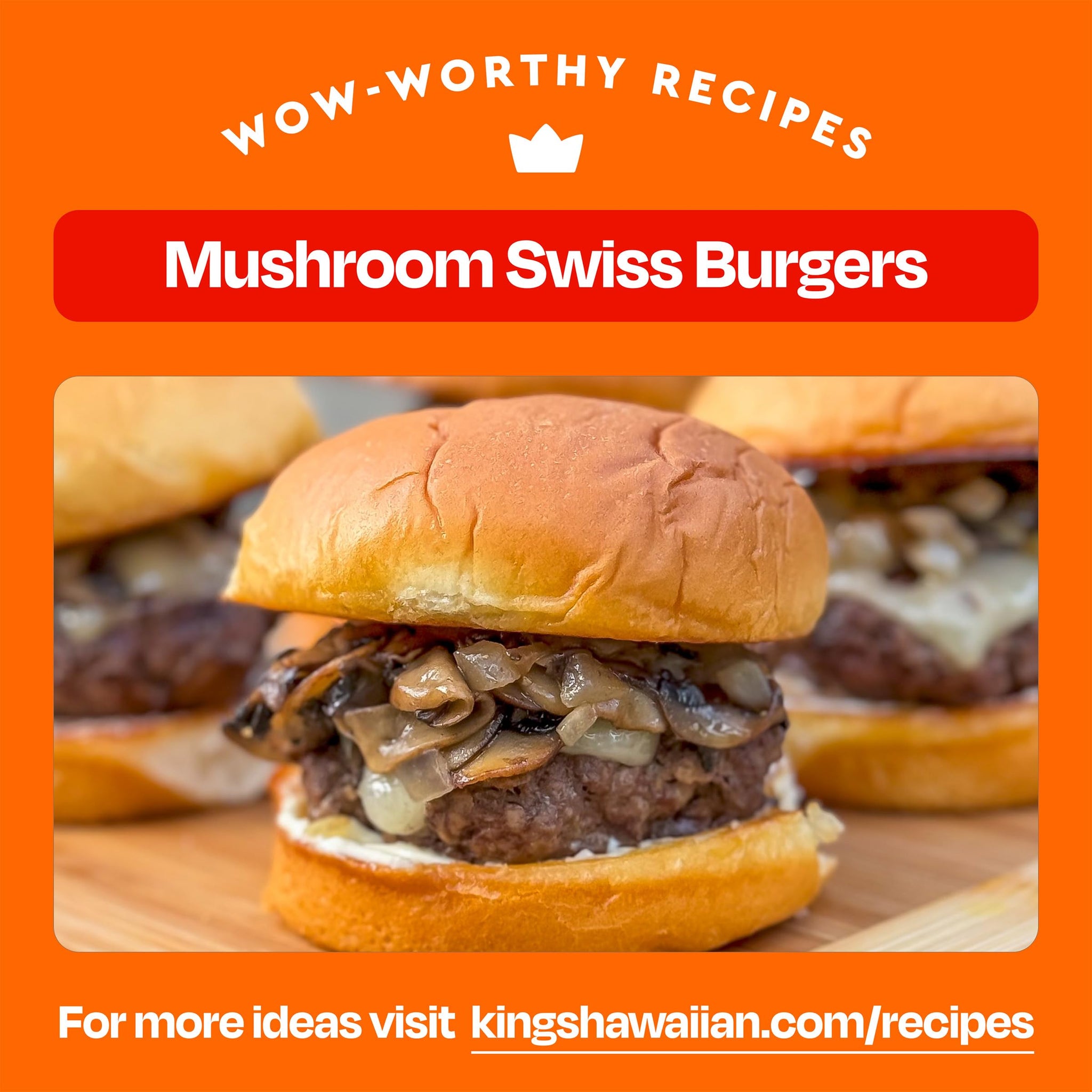 King's Hawaiian Original Hawaiian Sweet Hamburger Buns, 8 ct, 12.8 oz