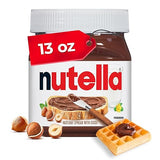 Nutella Hazelnut Spread with Cocoa for Breakfast, 13 oz Jar