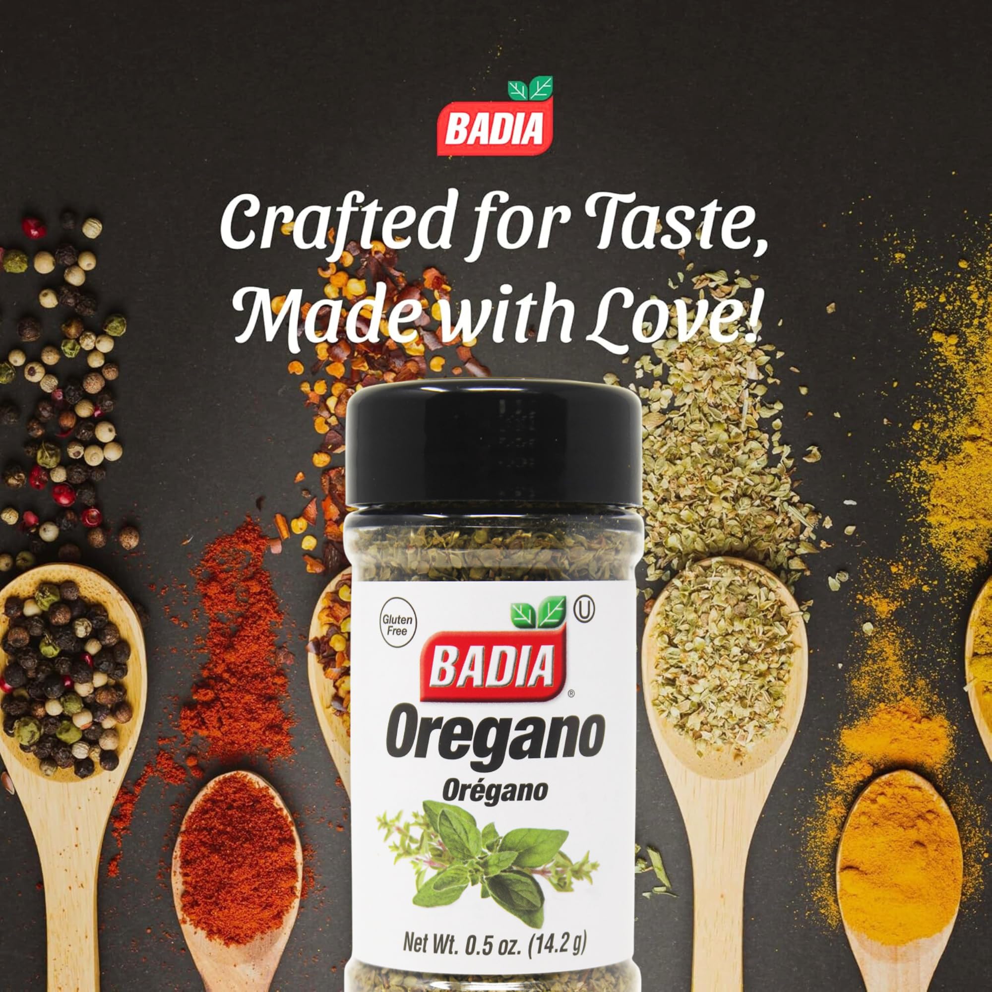 Badia Oregano Whole, 0.5 oz - Dried Oregano Leaves, Herb Seasoning - Aromatic and Flavorful
