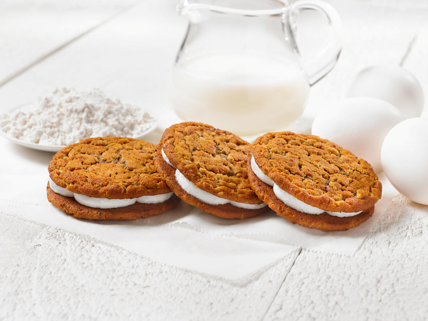 Little Debbie Oatmeal Creme Pies, 96 Individually Wrapped Sandwich Cookies (8 Boxes)