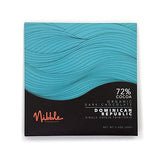 Nibble Chocolate Dominican Republic 72% | 3 Pack | Certified Organic | Vegan | 2 Ingredients | Gluten & Soy Free |