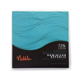 Nibble Chocolate Dominican Republic 72% | 3 Pack | Certified Organic | Vegan | 2 Ingredients | Gluten & Soy Free |