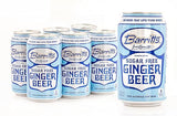 Barritt's Sugar Free Diet Ginger Beer, Non-Alcoholic Soda Cocktail Mixer, 12 fl oz Cans, 12 Pack, No Aspartame