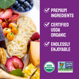 Milton's Organic Crackers, Himalayan Salt - Certified Organic, Non-GMO Project Verified, Kosher, Made With Real Pink Himalayan Salt, Great