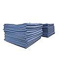 Dri Professional Commercial Grade Lint Free Extra-Thick Microfiber Cleaning Cloth 24 Pack Blue (300 GSM, 16 in x 16 in)