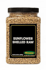 Sunflower Seeds Shelled Raw -Jar - Pantry Staple for Snacking and Recipes