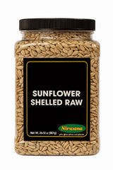 Sunflower Seeds Shelled Raw -Jar - Pantry Staple for Snacking and Recipes