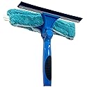 EVERSPROUT Swivel Squeegee & Microfiber Glass Window Scrubber, Light-Weight Window Cleaning Kit Without Extension Pole