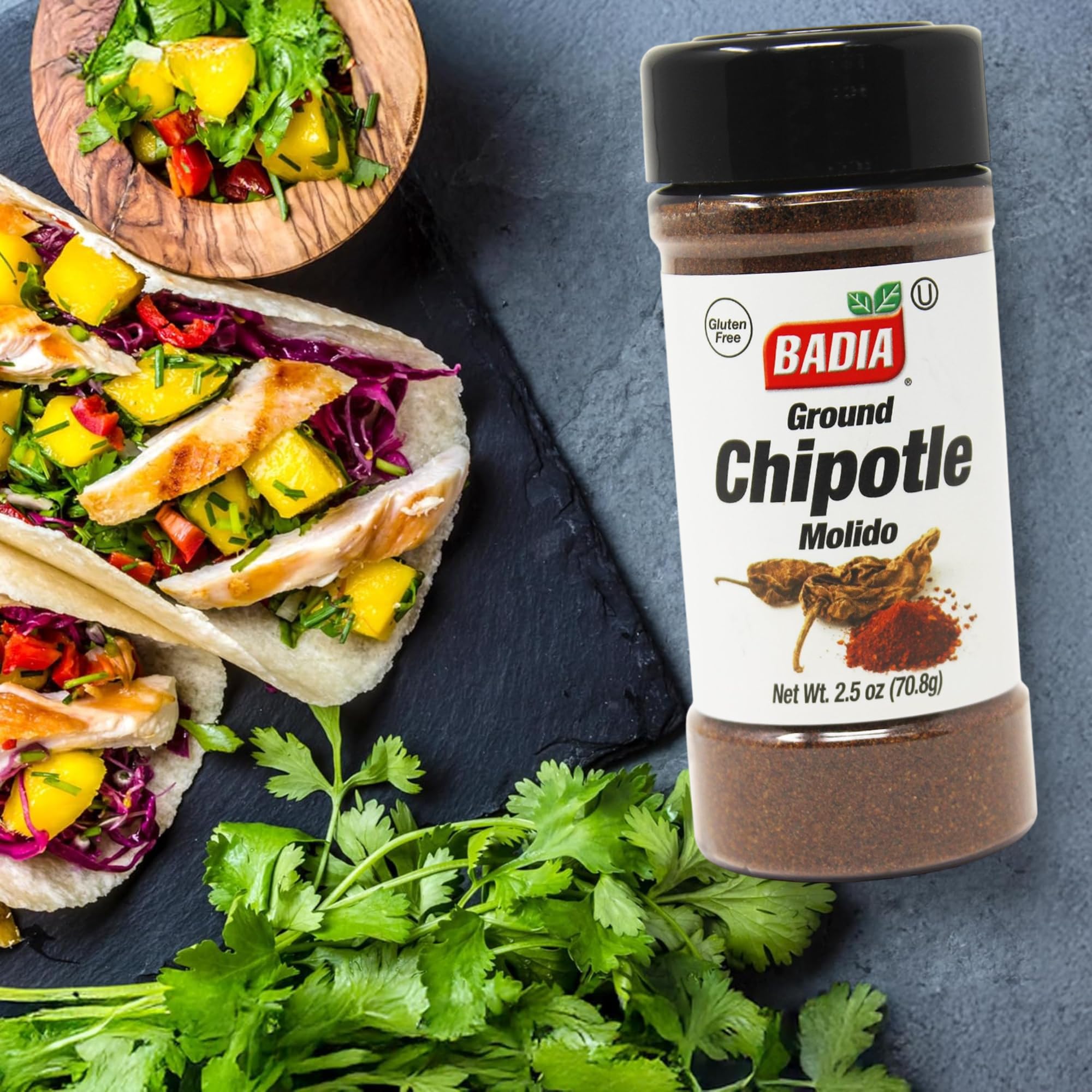 Badia Ground Chipotle, 2.5 oz - Smoked Chili Powder for Bold, Spicy & Savory Dishes